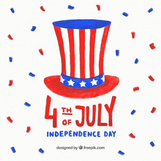 Bezpłatny wektor stany zjednoczone dzień niepodległości celebracja tło