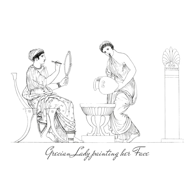 Starożytna Grecja ilustracja