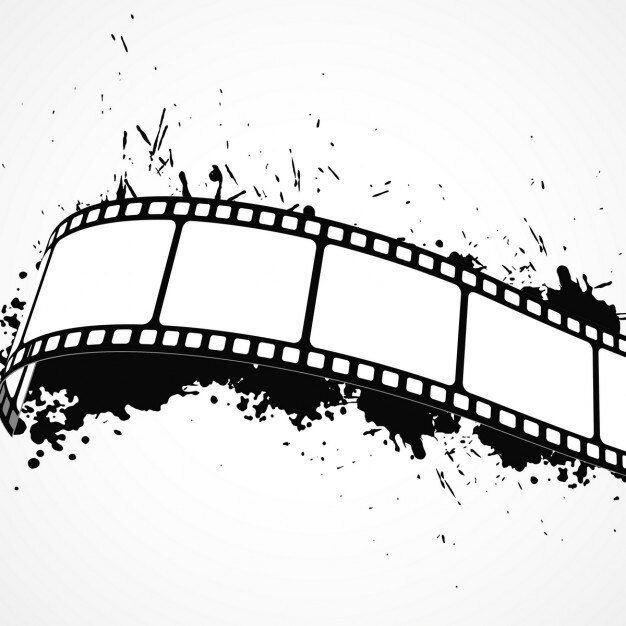 Bezpłatny plik Wektor streszczenie grunge tle z taśmy filmowej