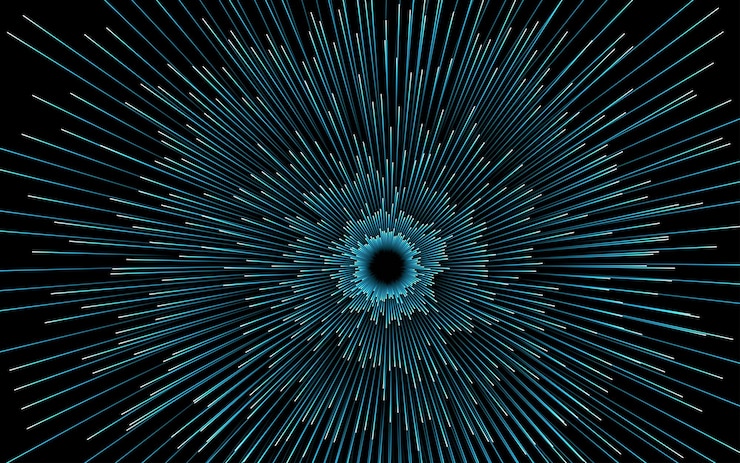 Bezpłatny plik Wektor streszczenie okrągłe tło geometryczne starburst dynamiczny centryczny wzór ruchu