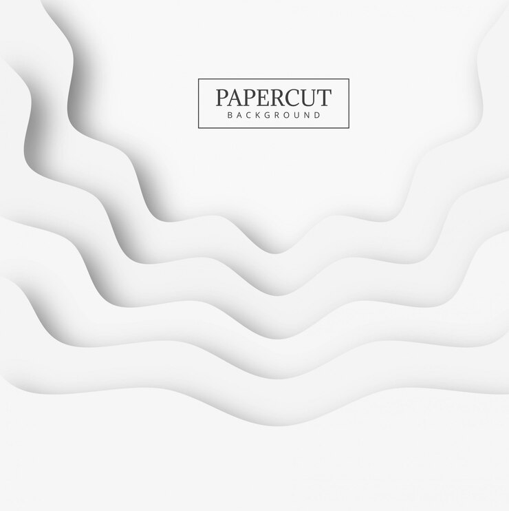 Bezpłatny plik Wektor streszczenie tło kształt papercut