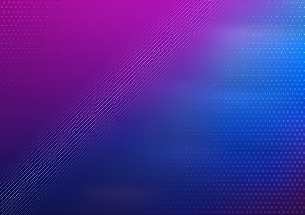 Bezpłatny wektor streszczenie tło z niebieskim i fioletowym gradientem