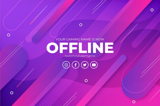 Streszczenie Transparent Twitch Offline