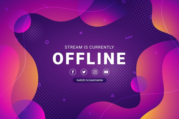 Streszczenie Transparent Twitch Offline