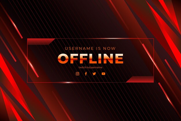 Streszczenie transparent twitch offline