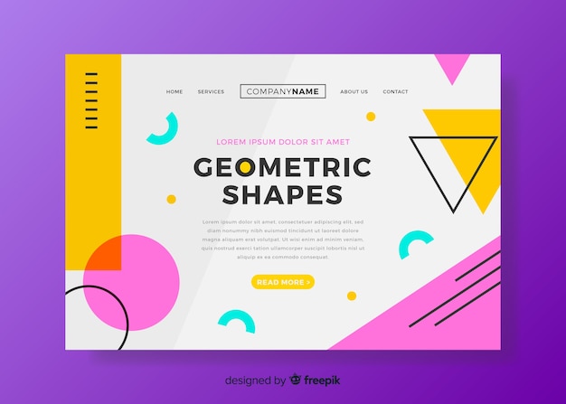 Strona Docelowa Modeli Geometrycznych