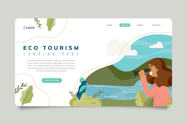 Strona Docelowa Turystyki Ekologicznej