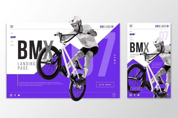 Strona Docelowa Webtemplate Dla Bmx