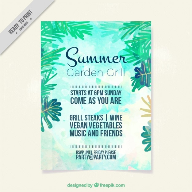 Summer Party Plakat