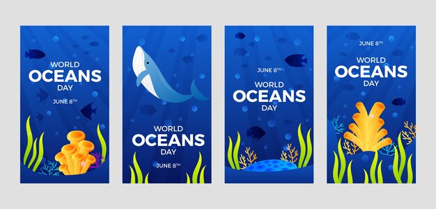 Światowy dzień oceanów gradientowych kolekcja opowiadań ig