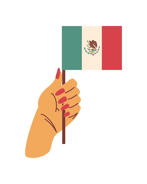 Bezpłatny wektor Święto rewolucji meksykańskiej ilustracja odizolowana
