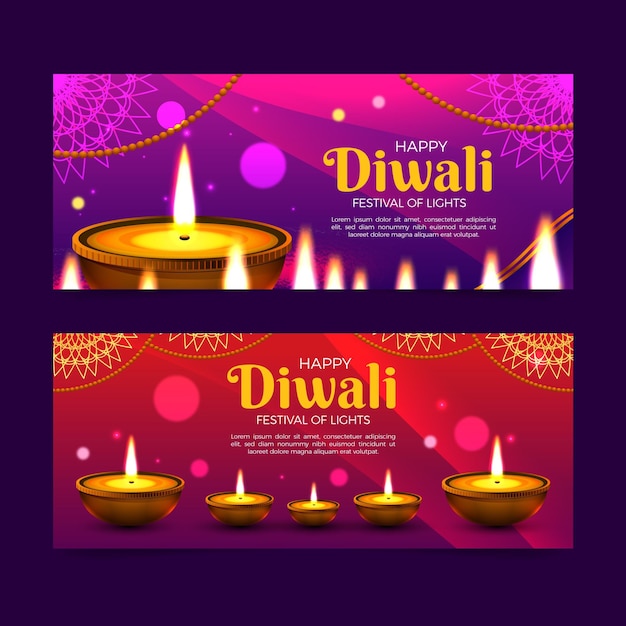 Szablon Banerów Diwali