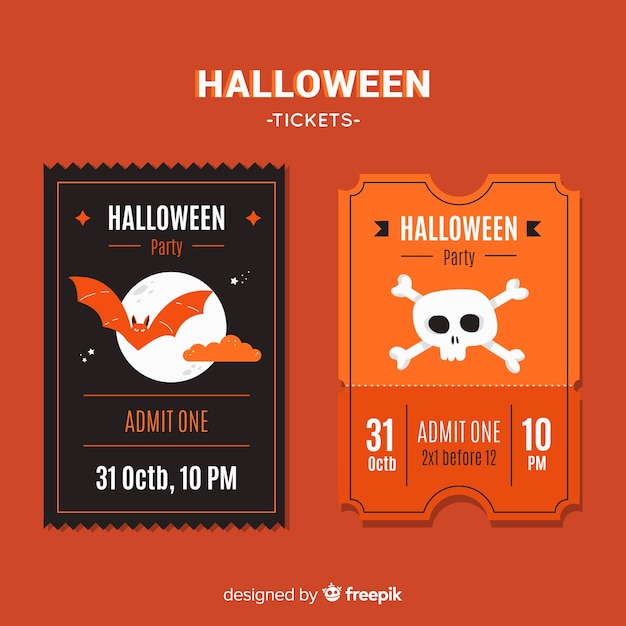 Szablon Biletu Na Halloween