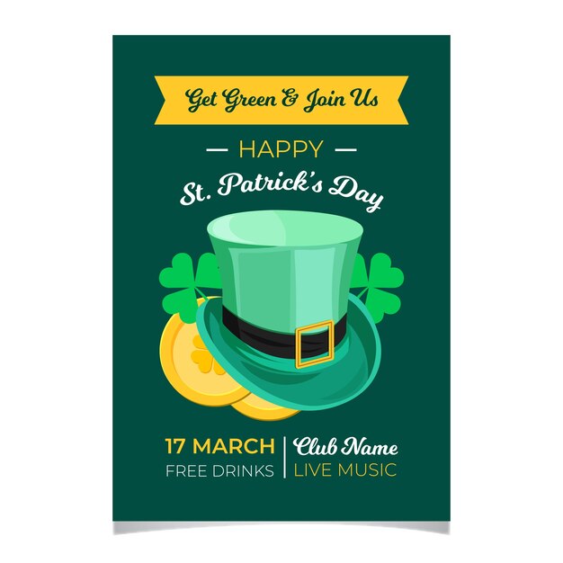 Szablon Do Ul. Plakat Patricks Day