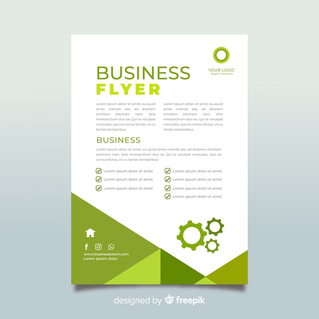 Szablon flyer firmy
