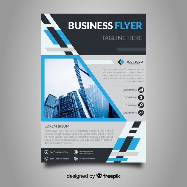 Szablon flyer firmy