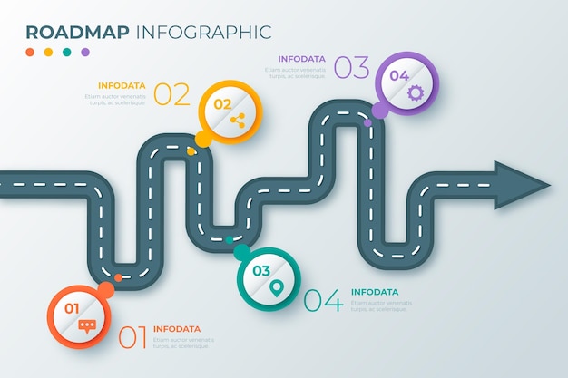 Szablon Infografiki W Stylu Papieru