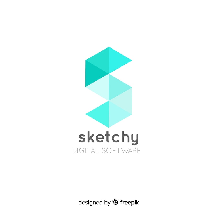 Bezpłatny plik Wektor szablon logo gradientu o abstrakcyjnym kształcie