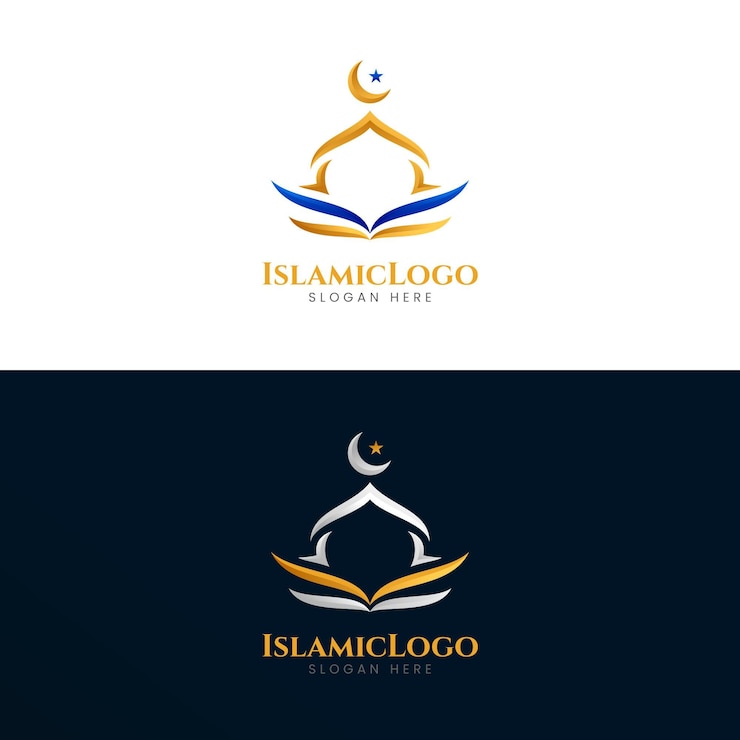 Bezpłatny plik Wektor szablon logo islamskiego