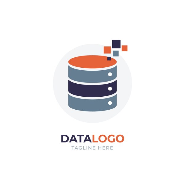 Szablon logo kreatywnych danych