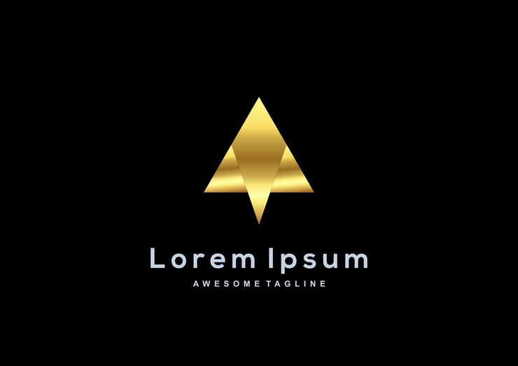 Bezpłatny plik Wektor szablon logo luksusowej firmy w kolorze złotym