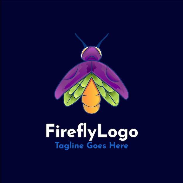 Szablon logo marki Firefly
