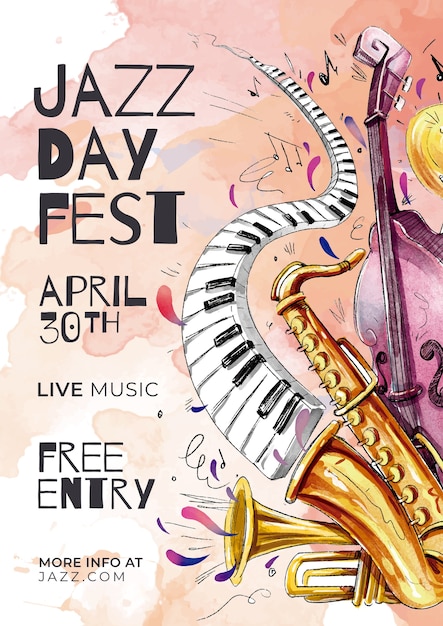 Szablon Międzynarodowego Dnia Jazzu