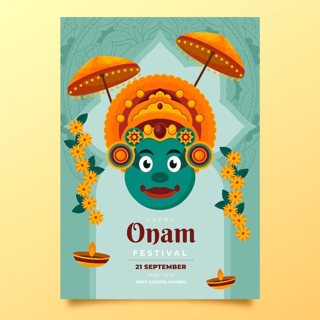 Szablon Plakatu Pionowego Onam