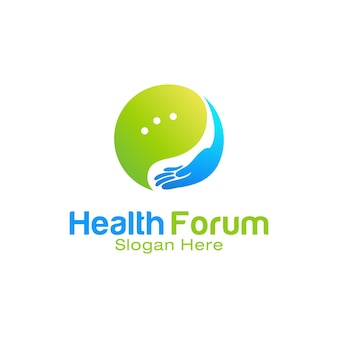 Szablon projektu logo forum zdrowia