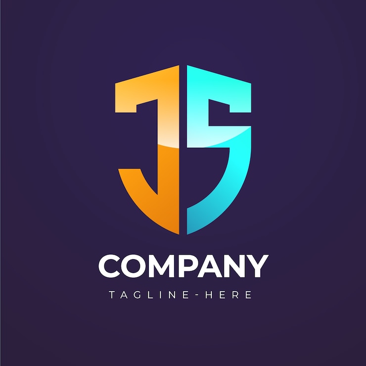 Bezpłatny plik Wektor szablon projektu logo js