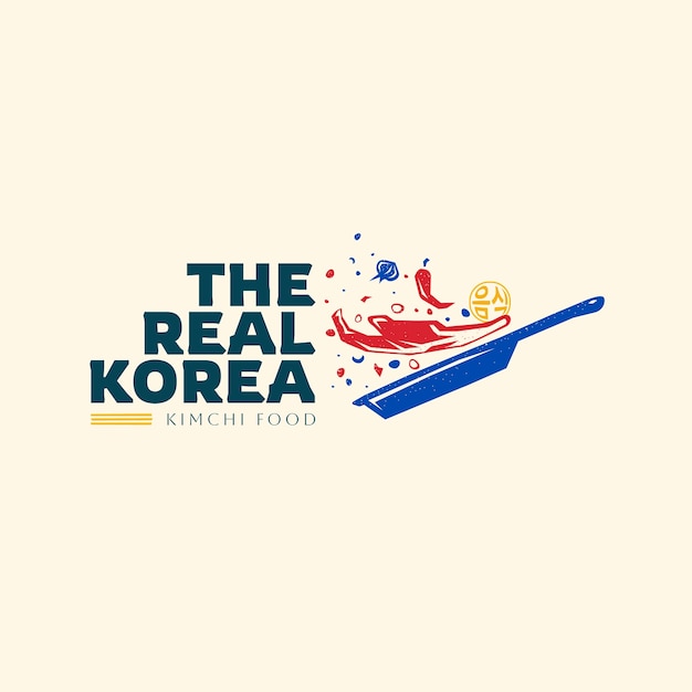 Szablon projektu logo Kimchi