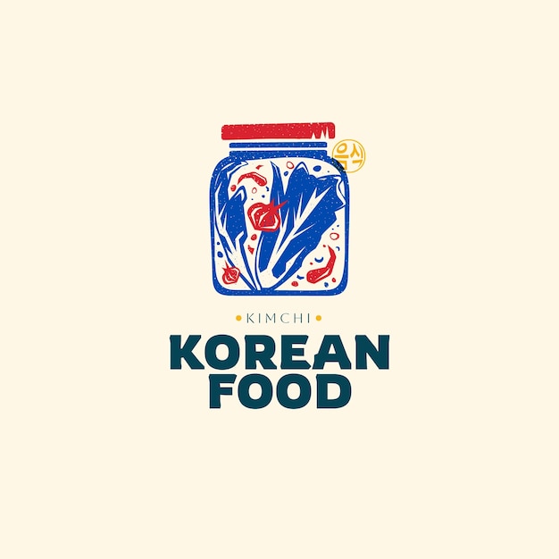Szablon projektu logo Kimchi