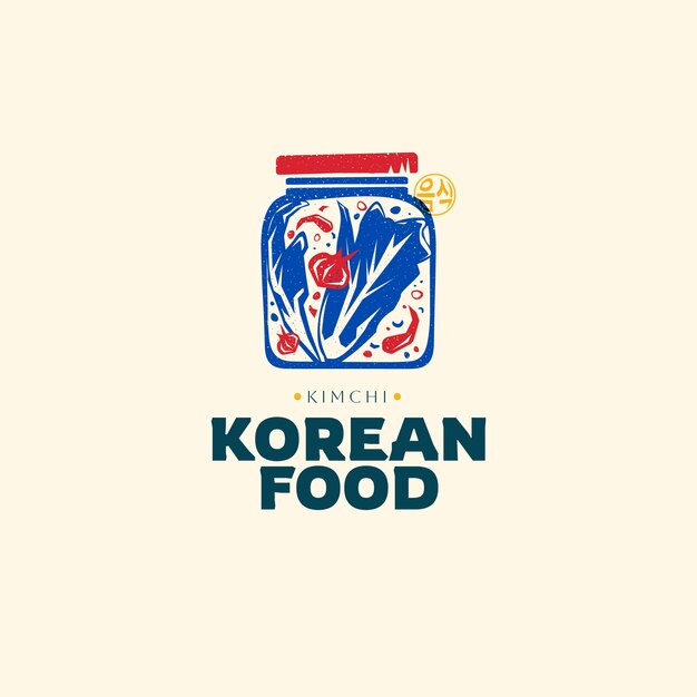 Szablon projektu logo Kimchi