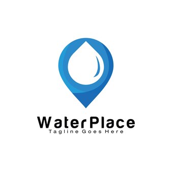 Szablon projektu logo water place