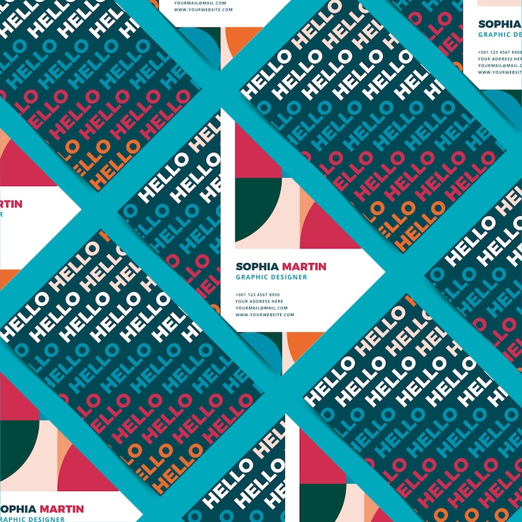Bezpłatny plik Wektor szablon śmieszne wizytówki projektant graficzny