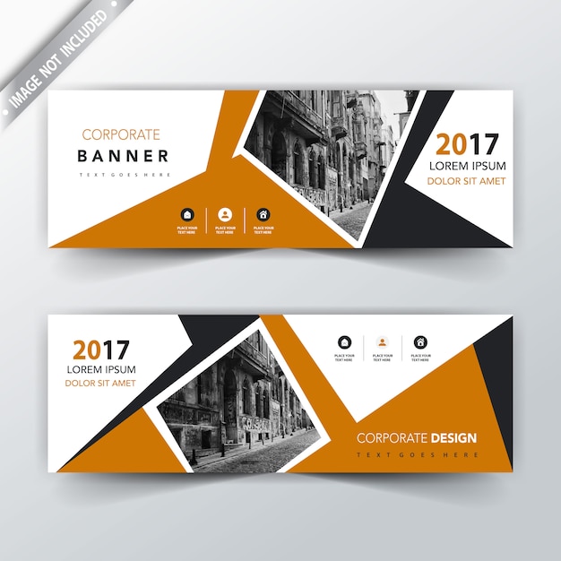 szablony bannerów wstecz i przednich