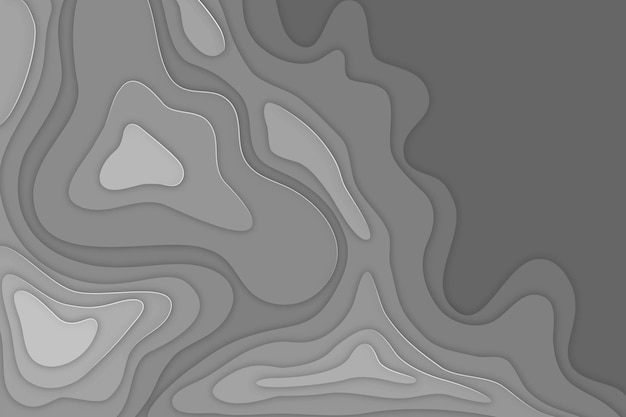 Szary tło mapy topograficznej