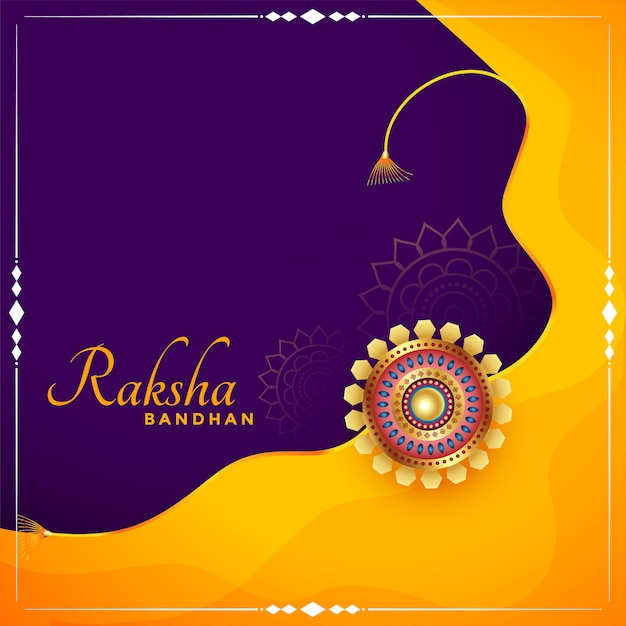 Szczęśliwa Raksha Bandhan Festiwal Indyjska Karta