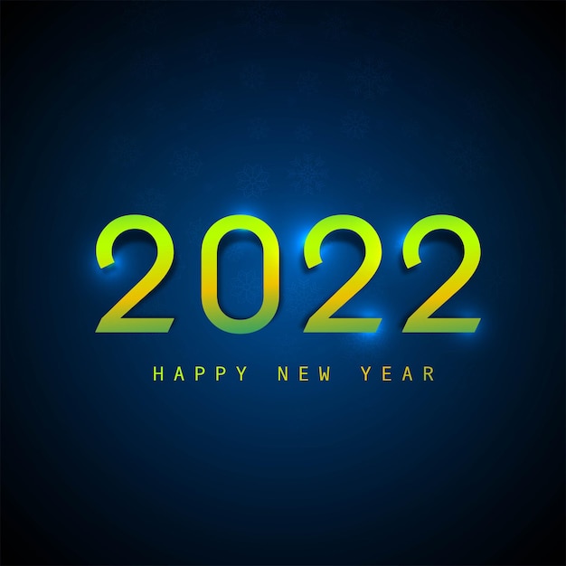 Bezpłatny wektor szczęśliwego nowego roku 2022 karty świąteczne błyszczące tło