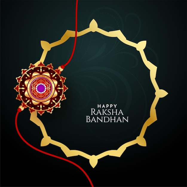 Szczęśliwy Raksha Bandhan Hinduski Festiwal Stylowy Projekt Tła