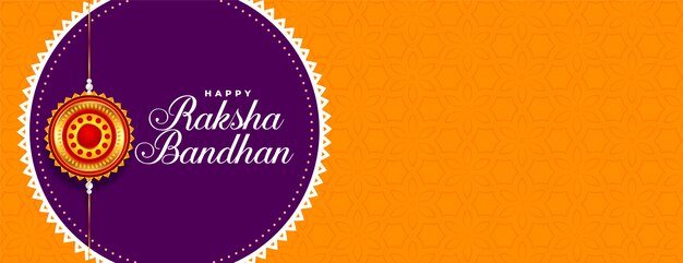 Szczęśliwy transparent festiwalu indyjskiego raksha bandhan
