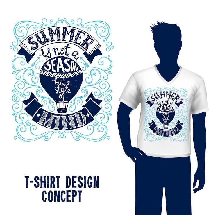Bezpłatny plik Wektor t-shirt design lettering
