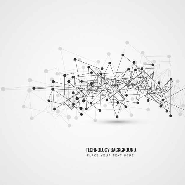 Bezpłatny wektor technologia tła