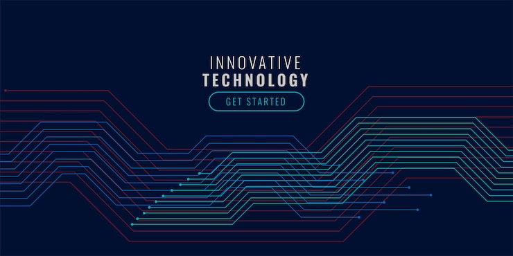 Bezpłatny plik Wektor technologia tło z diagramu linii obwodu
