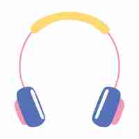 Bezpłatny wektor technologia urządzeń audio słuchawek