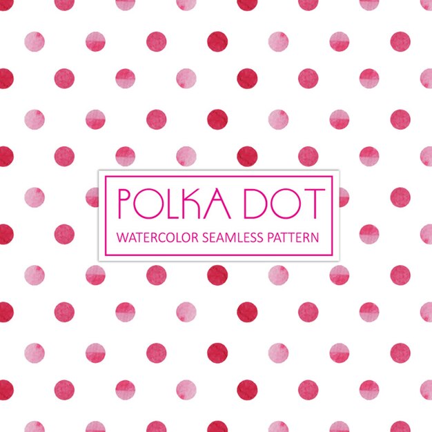 Tła Akwarela Polka Dot