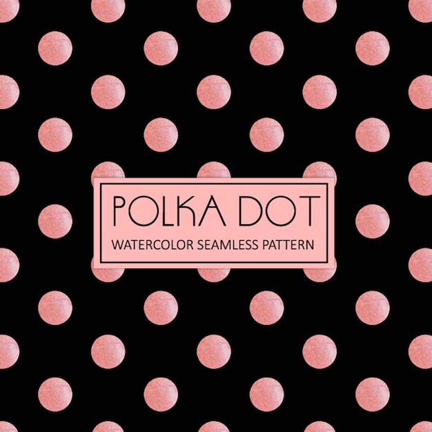 Tła Akwarela Polka Dot