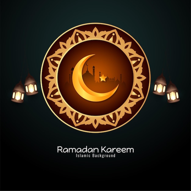 Bezpłatny wektor tło artystyczne festiwalu religijnego ramadan kareem islamski festiwal