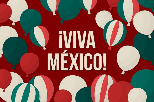 Tło Balon Niepodległości Meksyku
