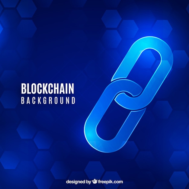 Tło Blockchain